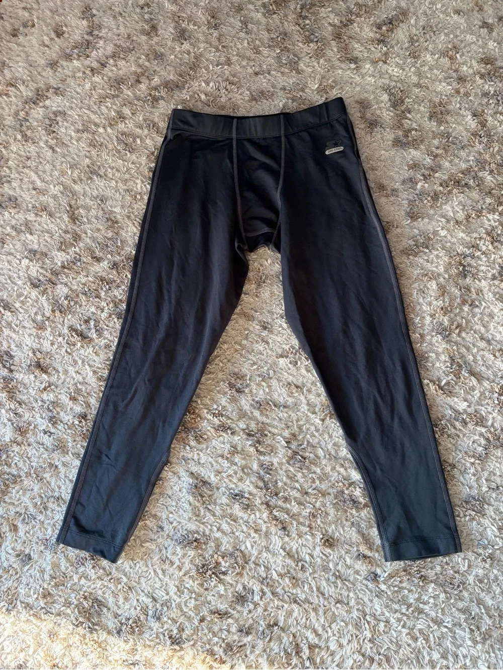 STARTER Men's Black Thermal Long Underlayer Pants*